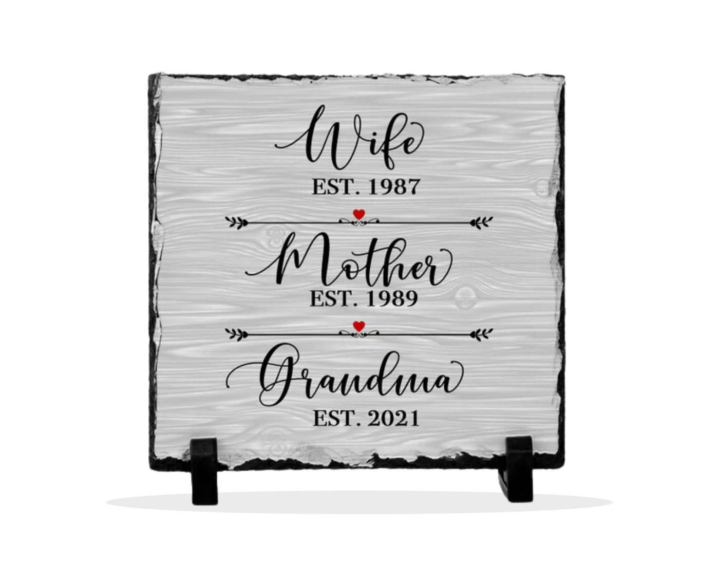 Personalized Grandma Slate Plaque, mothers day gift ideas, Birthday Gift, Grandparents gift, Grandma gift, pregnancy reveal idea