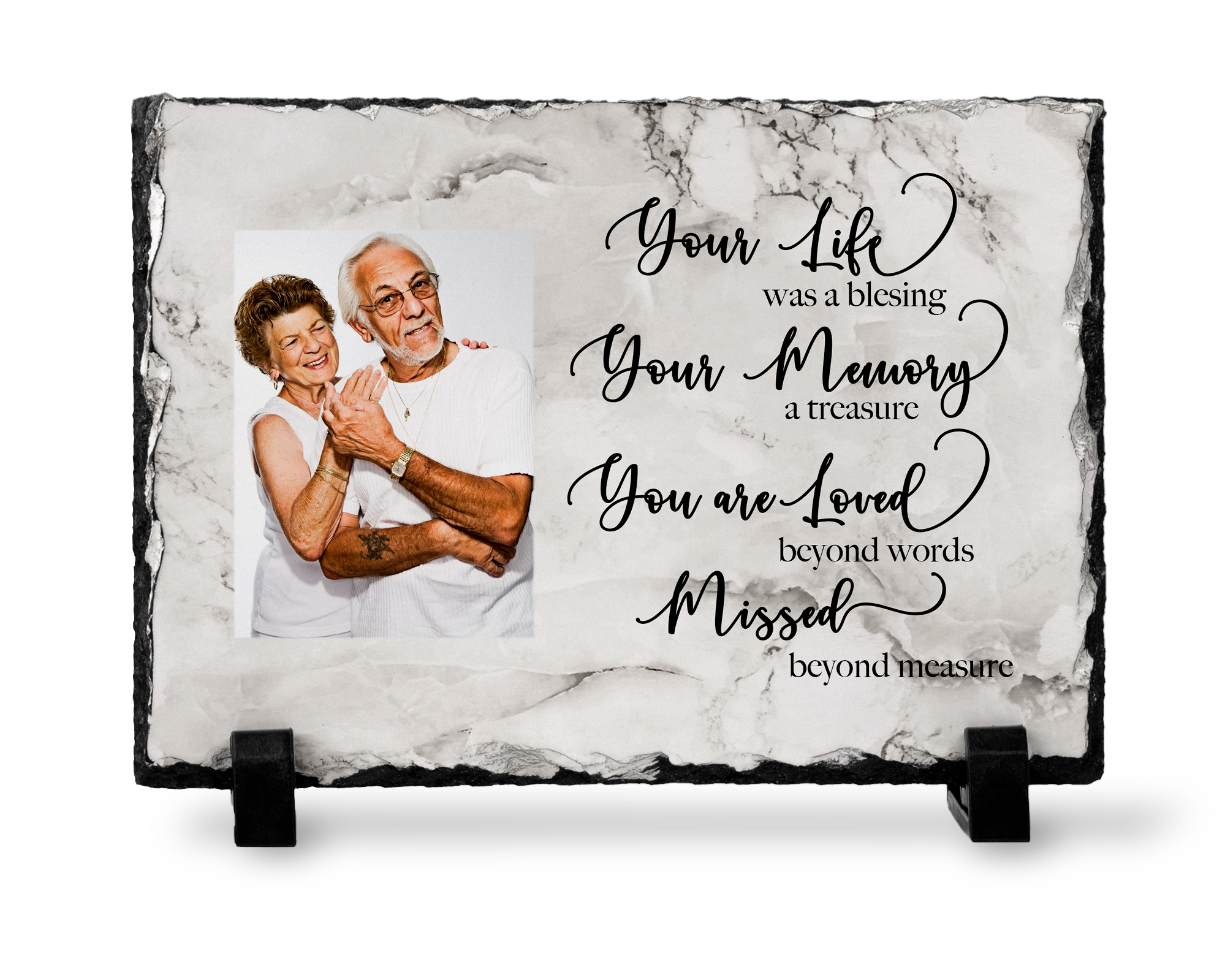 Memorial Slate for Loved One Designed with a Beautiful Marble